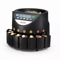 Monetų skaičiavimo ir rūšiavimo aparatas VEVOR KSW550-3, 147 monetos/min.