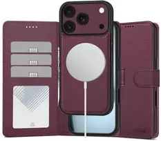 Dėklas TECH-PROTECT WALLET MAGSAFE IPHONE 17 PRO MAX / 18 PRO MAX MULBERRY