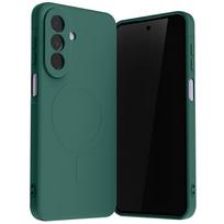 Mercury Semi-Silicone MagSafe Dėklas skirtas Samsung Galaxy A27 Žalias