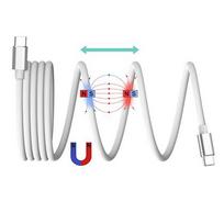 Musthavz Magnetic Wire Stylecolor USB-C Cable, white
