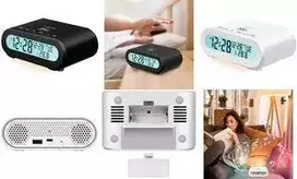 LogiLink SC0121W Radijo žadintuvas FM, USB, lietiminiai mygtukai, balta spalva