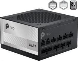 Power Supply MSI PRO A1000PL PCIE5 ATX PC 100 - 240 V 1000 W PROA1000PLPCIE5 PRO A1000PL PCIE5 | 4711377383622