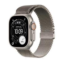Apple Watch Ultra 3 MEWY4ET/A 49mm titano laikrodis, Milanese Loop Medium