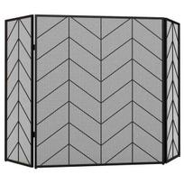 Židinio apsauga Homcom 135x1,2x85cm., juodos spalvos