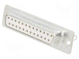 Connector: D-Sub | PIN: 25 | socket | female | for cable | straight | 5A