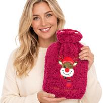 Guminis Termoforas „xmas“ 2 L, Raudonas