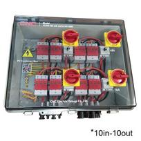 PV atjungimo skydelis, DC 10in-10out, IP66
