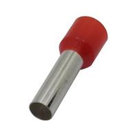 Presuojamas izoliuotas antgalis 16mm2/5AWG laidui, varis Red, 100 vnt.