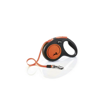FLEXI pavadėlis šuniui New Neon S juostinis 5 m, oranžinis