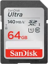 Atminties kortelė SanDisk Ultra® SDXC™ UHS-I card, 64GB