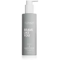 ICONIQUE Professional Men „Brave Like You“ šampūnas – energizuojantis šampūnas vyrams, 250 ml