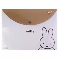 Aplankas (vokas) su spaustuku YES Miffy A4, vnt.