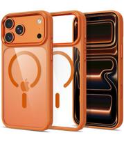 Oranžinis / skaidrus dėklas Apple iPhone 17 Pro Max / 18 Pro Max telefonui "Tech-Protect Magmat Magsafe CC"