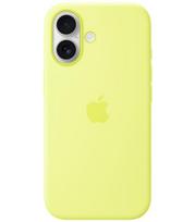 Originalus geltonas (Neon Yeallow) "Silicone Magsafe Cover" dėklas Apple iPhone 17 telefonui "MGEV4ZM/A"