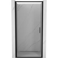 Mexen Exo-B atsiveriančios dušo durys 60 cm, skaidrios, juodos - 817-060-000-70-00
