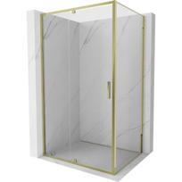 Mexen Exo-R dušo kabina su varstomomis durimis 90 x 70 cm, skaidri, auksinė - 819-090-070-50-00