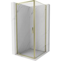Mexen Exo-BR pakabinė dušo kabina 75 x 75 cm, permatomas, auksinė - 8181-075-075-50-00