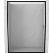 Mexen Exo-S stiklinės dušo durys 190 cm, permatomos, juodos - 8151-190-000-70-00