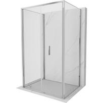 Mexen Exo-F 3S trijų sienelių dušo kabina, sulankstoma, 95 x 85 cm, skaidrus, chromas - 816-095-085-01-00-3S