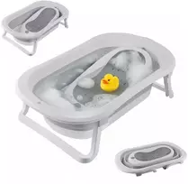 Relaxdays Sulankstoma kūdikių vonelė su įdėklu