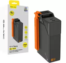 Blavec Power Bank 20000mAh BJ-50 Titanas 65W – 2x Type-C (PBBJ50A), juodos spalvos
