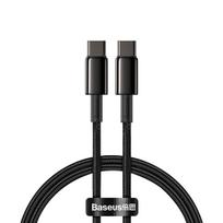 Baseus Tungsten Gold USB-C to USB-C, 100W, 2m (black)