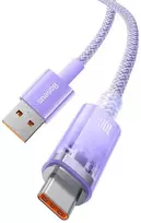 Baseus USB to USB-C 6A, 1m (Purple)