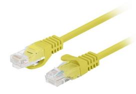 LANBERG 10-Pack Patchcord Cat.5e UTP 3m yellow Fluke Passed