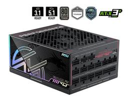 Power Supply MSI MPG Ai1300TS PCIE5 ATX PC 100 - 240 V 1300 W MPGAI1300TSPCIE5