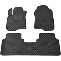 Eko odos kilimėliai QuiltyMats HONDA CR-V 2017-2023m. (Juoda / juodos siūlės)