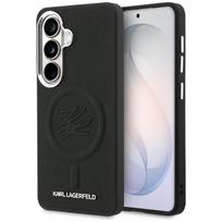 Karl Lagerfeld Embossed Ring Initials MagSafe dėklas Samsung Galaxy S26 Plus, juodas