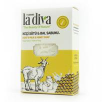 „La Diva“ natūralus muilas su ožkos pienu ir medumi – 100 g