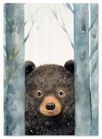 Plakatas vaikui meškiukas 21x29,7 cm A4