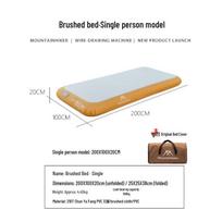 Mountain Guest Inflatable Mattress: Outdoor Tent Cloud Bed, Brushed Finish, Thickened Auto Airbed for Camping & Home Use. white