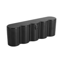 Protective 35mm 135 Film Container Storage Box Hard Case Plastic for 5 Rolls Dust Moisture Resistance Organization 1 black