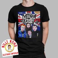 Rik Mayall Young Ones T-SHIRT Funny BBC Comedy 100% retro gift Anarchy Geek Unisex T-Shirt XXXL gray