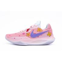 Nike Precision 6 Haimai Fabric Abrasion Resistant Breathable Low top Basketball Shoes Men's Yellow Pink Mismatched DD9535-100(Team240-) 44 pink