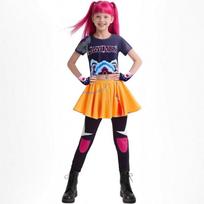 2025 Velniavaikio Medžiotojo Cosplay Rinkinys Moterims ir Vaikams – Populiarios Dainininkės Helovino Kostiumas 140 cm blue
