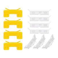 Molding Clips Windshield Roof 7cm X 1.5cm Fasteners white