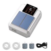 Large Air Volume Solar Oxygen Pump Water Proof Fishing Oxygen Pump  Power Outage Use Style C gray