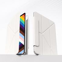 Magnetic Case for iPad Air 11 & 13, M2 , iPad Mini 7 A17 Pro 11 & 13 Inch, M4 Case for iPad Air 4 & 5, Smart Cover Air 11 M2 M3 M4 white