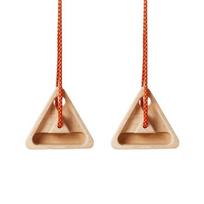 Wooden Climbing Fingerboard Triangle Finger Strengthen Board Rock Climb Board  Outdoor Sports 1pair