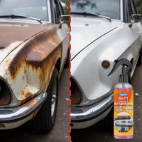 Car Rust Removal Spray Strong Iron Powder Remover User Friendly for Wheel Hub Beginner DIY Car Detailing Care one size white