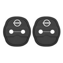 For Nissan Kks62/4pcs Silicone Car Door Lock Buckle Protector Valve Cap For Nissan Juke Rogue Maxima Sentra Sylphy TIIDA Nismo GTR X-trail Leaf