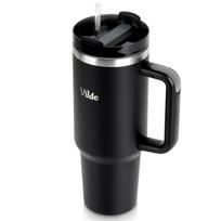 Termo puodelis plieninis juodas su rankena 12 l 15x10x27 cm Orion
