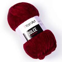 Mezgimo siūlai YarnArt Dolce 100 g, raudoni