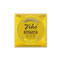 Liou ZIKO Acoustic Guitar Strings: Complete Set for Beginners, Folk 1-6 Brass Strings, Genuine Accessories yellow