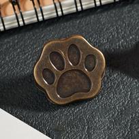1/4Pcs Metal Cat Paw Binder Clips Bill Binder Clip Foldback Notes Letter File Paper Clip Binding Securing Clip Office School gray