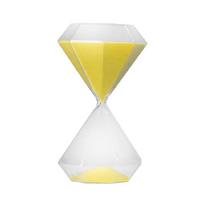 Hourglasses Sand Timer 5 Min Sand Clock Watch Management Assistant for Kitchen,Office,Yoga,Classroom Creative Gift geltona