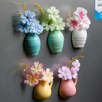 Vase Fridge Magnets Decorative Magnets Garage Door Magnets Stickers Flower Vase Refrigerator Magnets Home Decors